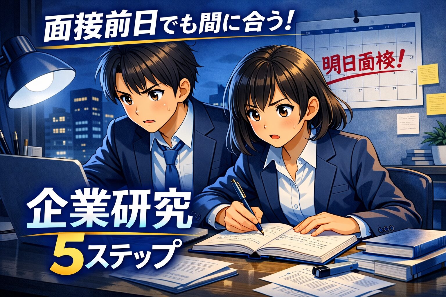 面接前日でも間に合う企業研究